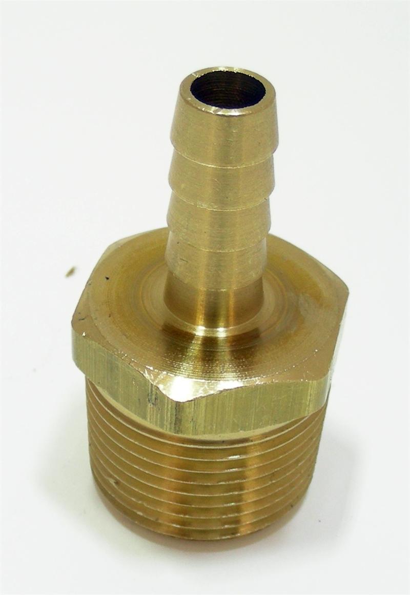 3 4 Male NPT X 3 8 Brass Hose Barb