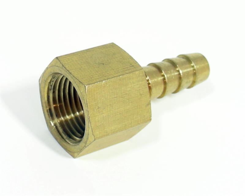 3/8" Female NPT x 5/16" Brass Hose Barb