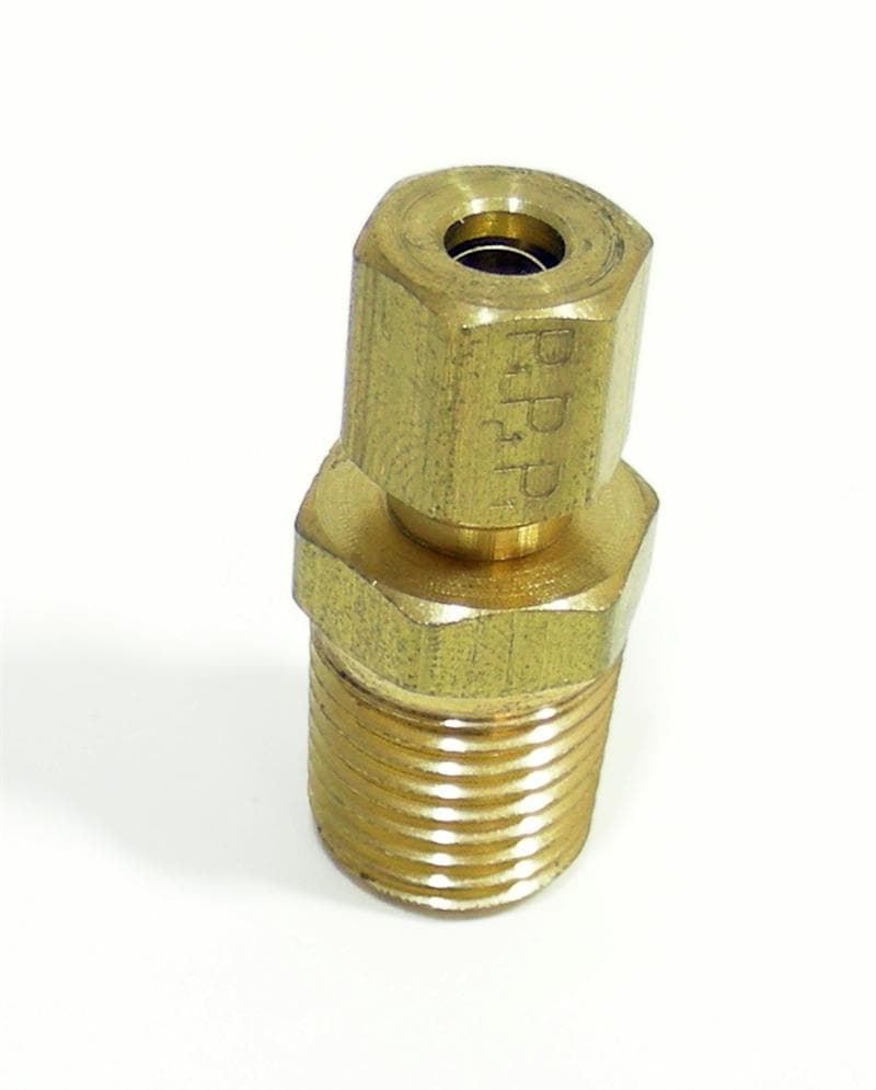 1 4 Male NPT X 3 16 Compression Brass Adapter 1-4-male-npt-x-3-16-compression-brass-adapter