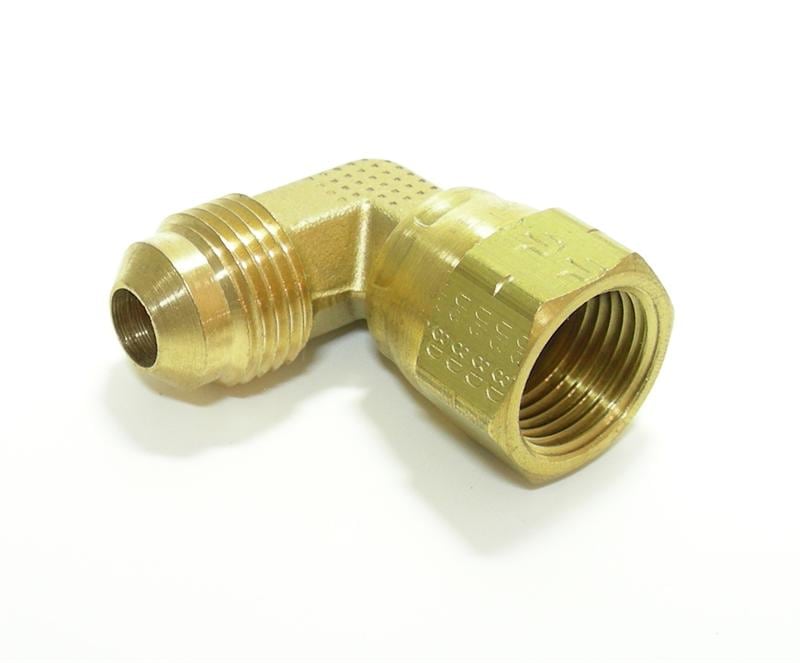 3 8 Female Swivel Flare SAE X 3 8 Male Flare SAE Brass Elbow flare-3-8-half-union-fitting-tube-brass-metals-anderson-x-pipe-male-1