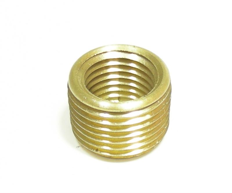 3/8" Male NPT x 1/4" Female NPT Brass Flush Bushing