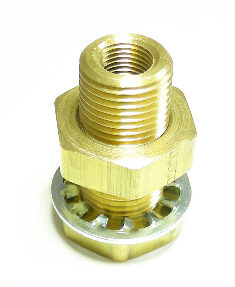 1 8 Female NPT Brass Pipe Thru Bulkhead 1-8-female-npt-brass-pipe-thru-bulkhead