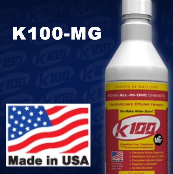 K100MG 32 oz. Gas Fuel Treatment with Enhanced Stabilizers