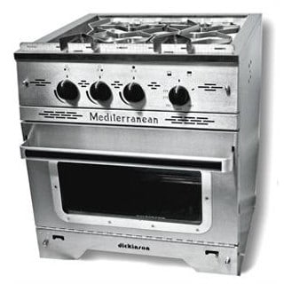 Dickinson 00-MED3B Mediterranean 3 Burner Propane Galley Range