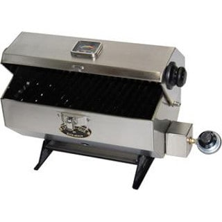 Dickinson 00-SBQ-S Small Sea-B-Que Stainless Marine Grill BBQ