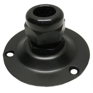 1005B LPG Surface Mount Thru-Bulkhead Anti-Chafe Fitting Black