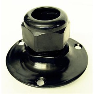 1006B LPG Surface Mount Thru-Bulkhead Anti-Chafe Fitting Black