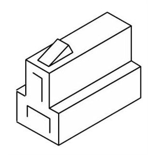 178-713 Connector Housing, Male 2-Pole DBW2010 / 2020 Repair Part