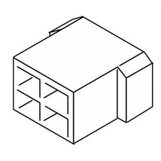 178-810 Connector Housing, Female 4-Pole DBW2010 / 2020 Repair Part