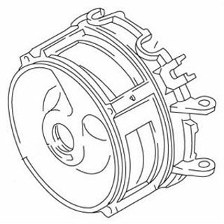 5022567A Blower Housing Webasto DBW2010 Repair Part