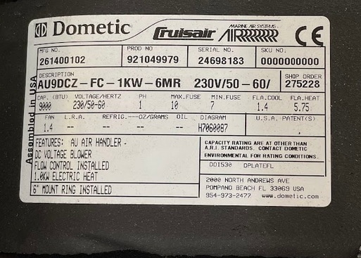 261400102 AU9DCZ-FC-1KW 6