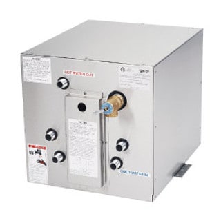 Kuuma 11861 11 Gal. Marine Electric Water Heater with Front Heat Exchanger/Front-Back Mnt, 240V L1 & L2