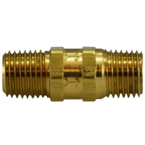 BRASS FUEL CHECK VALVE 1/4