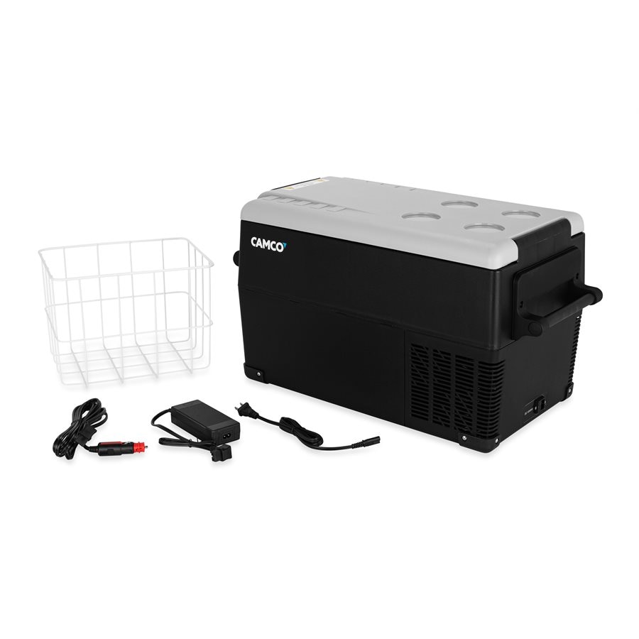 CAM-350 Portable Refrigerator, AC 110V / DC 12V Compact Fridge / Freezer, 35-Liter