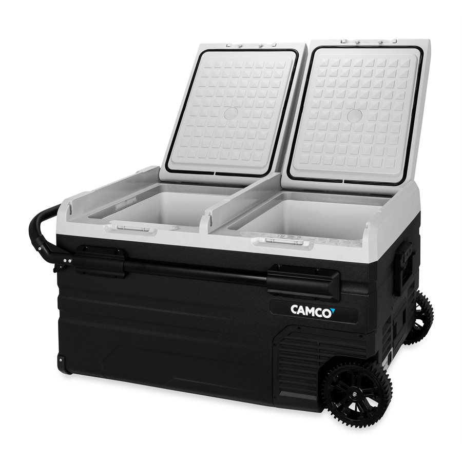 CAM-750 Portable Refrigerator, AC 110V / DC 12V Compact Fridge / Freezer, 75-Liter