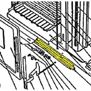 72267 Lower Trim B.I. Seaward Repair Part by Whale Marine