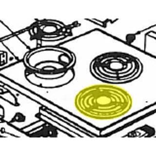 72403 Top Front Element 1100W/240V Seaward Repair Part by Whale Marine