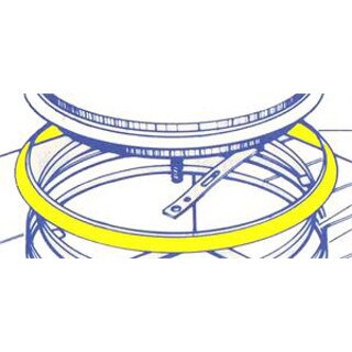 72962 Trim Ring Black Seaward Repair Part by Whale Marine