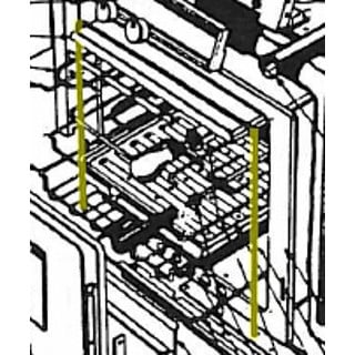 73433 Oven Door Gasket, Side. Seaward Repair Part by Whale Marine