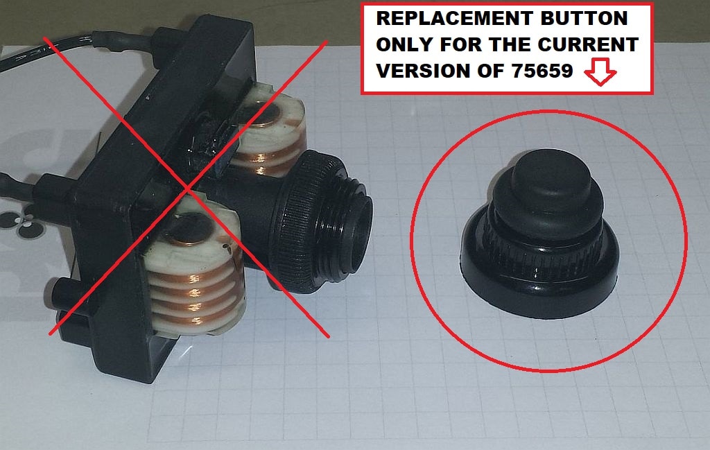 REPLACEMENT BUTTON, POST 2008