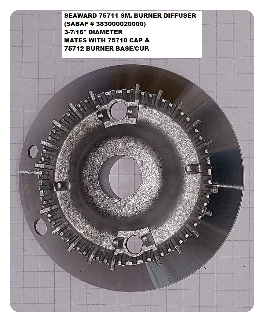 75711 Sabaf Burner Diffuser Seaward Repair Part by Whale Marine