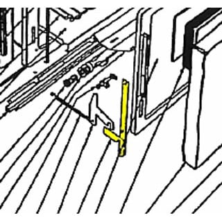 80264 Door Hinge Assembly, LH Seaward Repair Part by Whale Marine