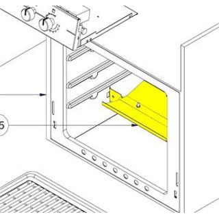 80781 Sabaf Oven Burner Assembly Seaward Repair Part by Whale Marine