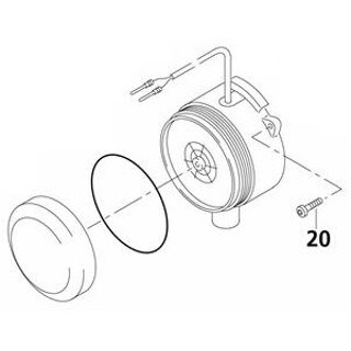 824-06A Blower Motor 24 Volt Webasto Thermo 90 Repair Part