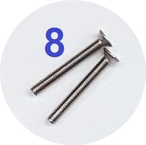 89217 S/S Burner Cap Screw (1Pc.) <BR>Force 10 Repair Part