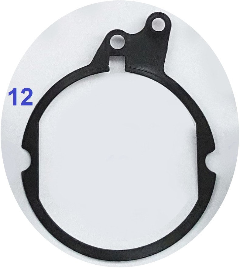 89311 Gasket, Large Burner Sabaf Ser II <br>​​​​​​​Force 10 Repair Part 