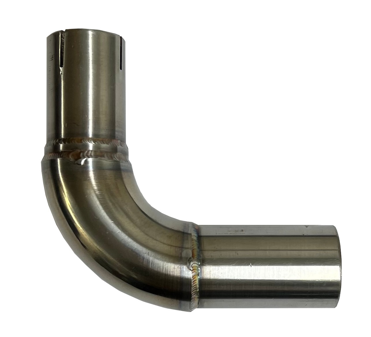 24mm X 30mm STAINLESS EXHAUST 90 DEGREE ELBOW ADAPTER