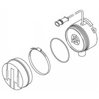 9010622A Combustion Air Fan, 12 Volt Webasto Thermo 90ST Repair Part