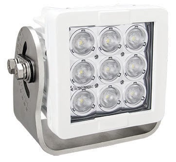 Imtra Offshore 9-LED Marine Deck Light, DC, 63W, 90°