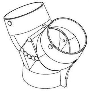 AY543 ABS Plastic Adapter Y, 5