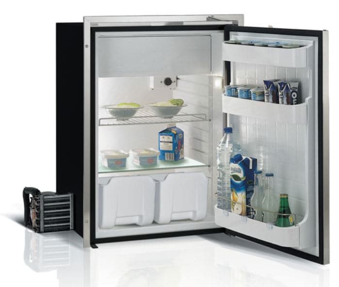 C130RXD4X-1 4.7 cf AC/DC Refrigerator/Freezer, Stainless steel front, adjustable flange, External Compressor