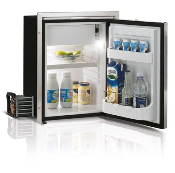 C42RXD4X-1 1.4 cf AC/DC Refrigerator/Freezer, Stainless steel front, adjustable flange, External Compressor