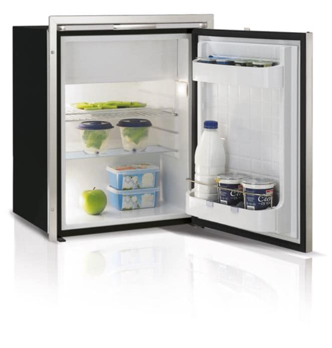 Vitrifrigo C60IXD4X-1 2.1 cf AC/DC Refrigerator/Freezer, Stainless steel front, adjustable flange