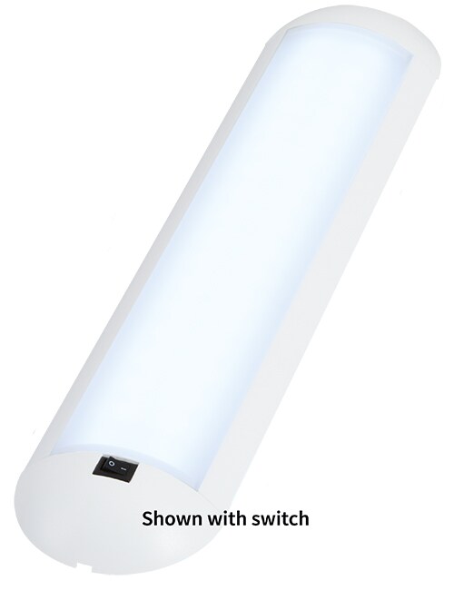 IL0302 F-30.1 Stream w/sw, White, Cool White LED, 12VDC