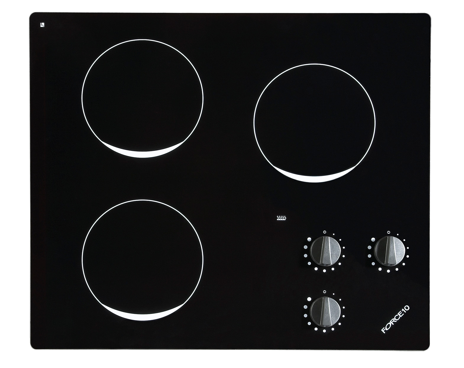 F75321 3-BURNER, BLK GLASS 120V FORCE 10