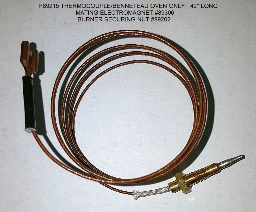 F89215 oven Thermocouple <br> Force 10 repair part