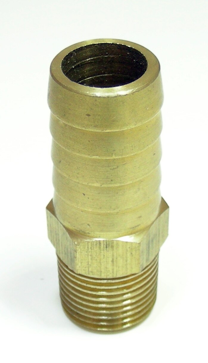 Seachoice 3/8" NPT Male To 5/16" Barb Fuel Hose Fitting For Boats - 50-20781
