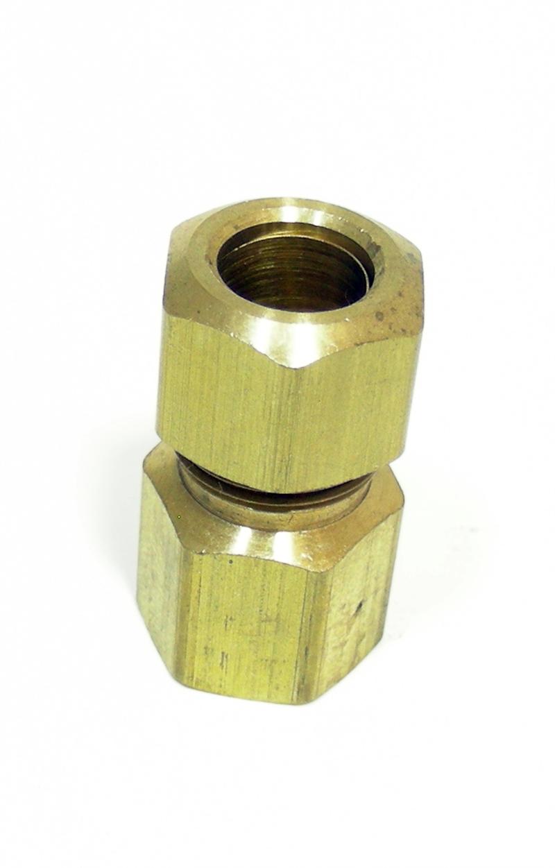 1/4 Female NPT x 3/8 Compression Brass Adapter