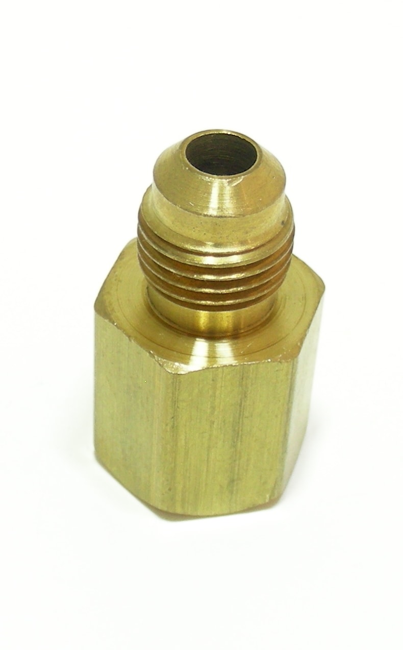 1/4 Female NPT x 5/16 Flare (SAE) Brass Adapter