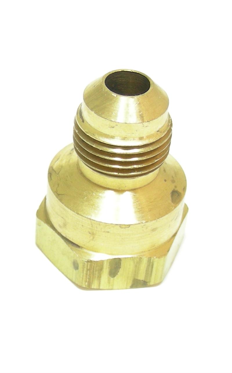 1/2" Female NPT x 3/8" Flare (SAE) Brass Adapter 3 8 Female Flare To 1 2 Npt