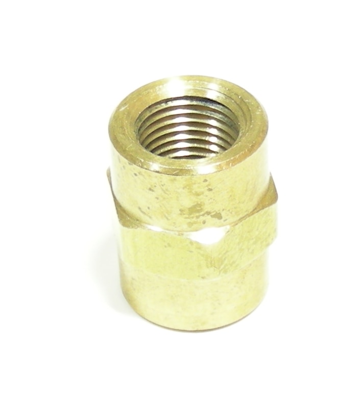 1/8" Female NPT Brass Pipe Coupling