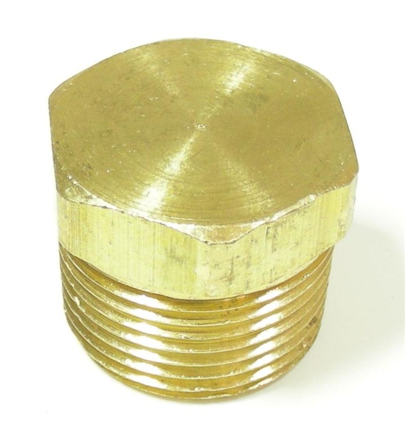 3 4 Male NPT Brass Pipe Plug