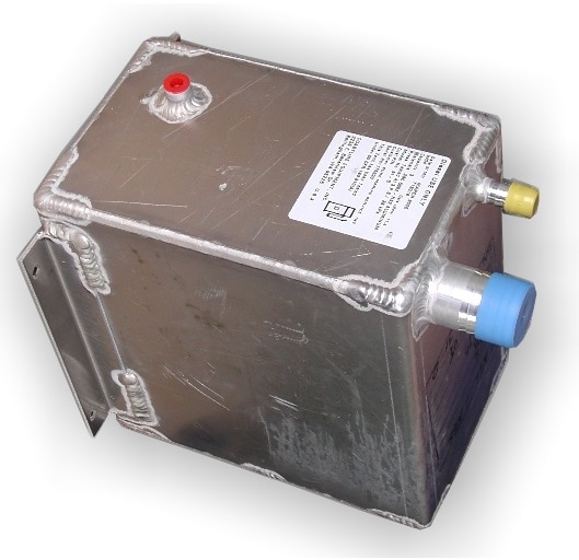 002712 3 Gallon Aluminum Bulkhead Mount Fuel Tank