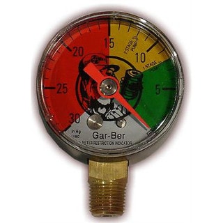 Gar-Ber FRI Vacuum Gauge / Fuel Restriction Indicator