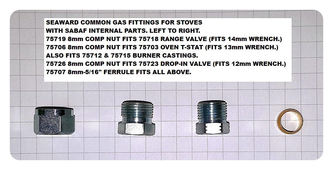 COMPRESSION FERRULE 8MM GAS LINE