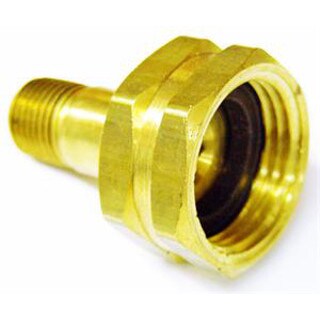 Brass Female Swivel Garden Hose Thread x 1/4